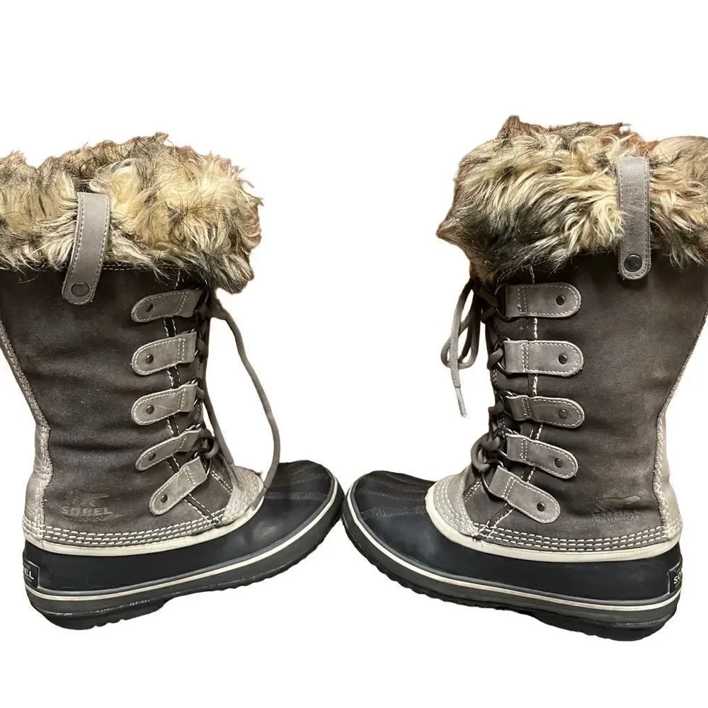 Sorel Joan of Arctic Suede & Leather Waterproof Snow Boots